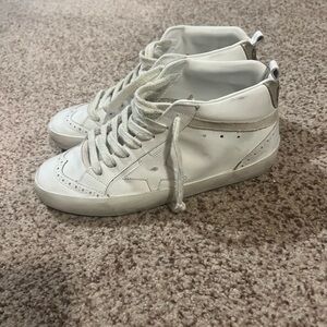 Golden Goose Midstar Optic White/Seedpearl/Platinum Sneakers